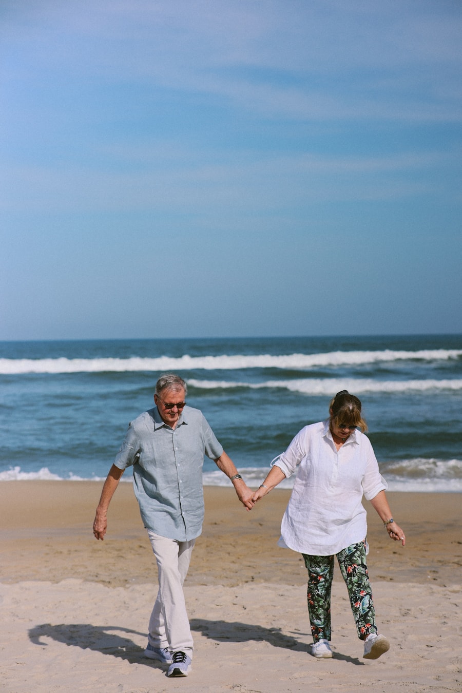 Couple sur une plage